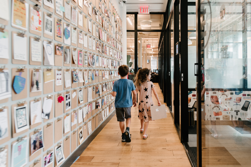 Students in the WeGrow pilot program. (Photo: Katelyn Perry/WeWork)
